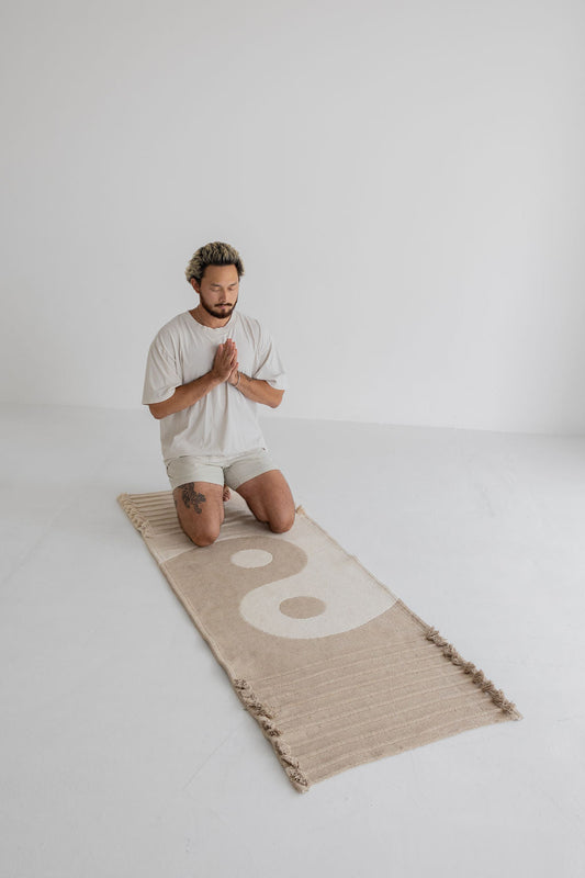 Yin-Yang Clay mat rolled