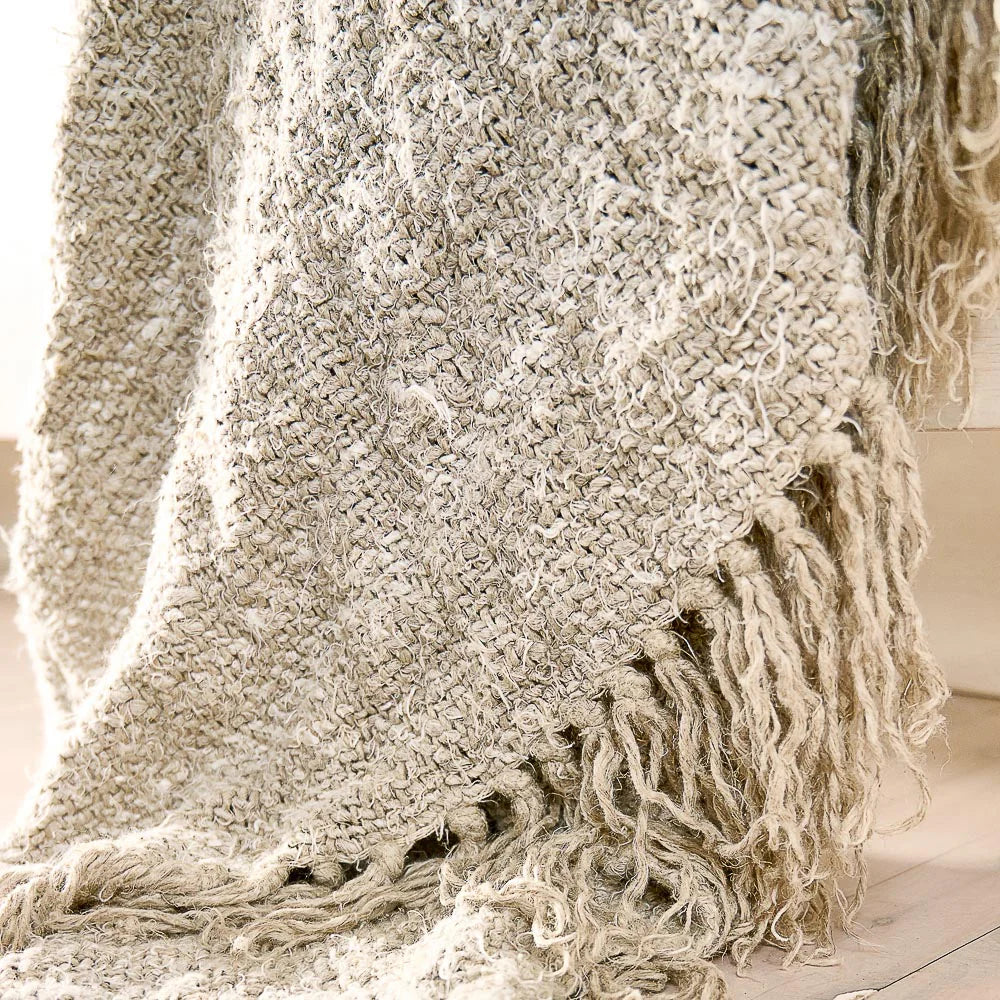 Wabi Throw - 100% Recycled Linen by Eadie Lifestyle - image 5