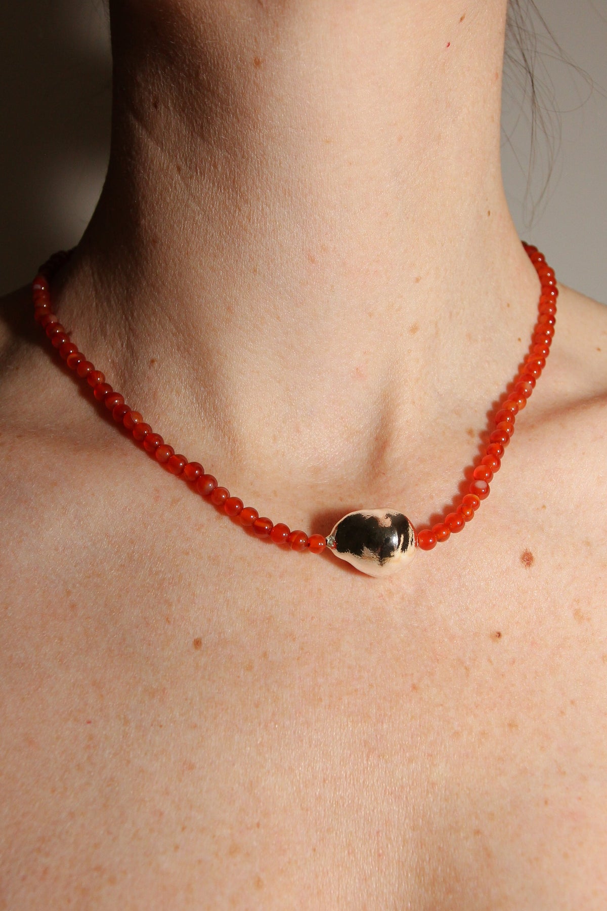 Pepita Necklace | Red Agate