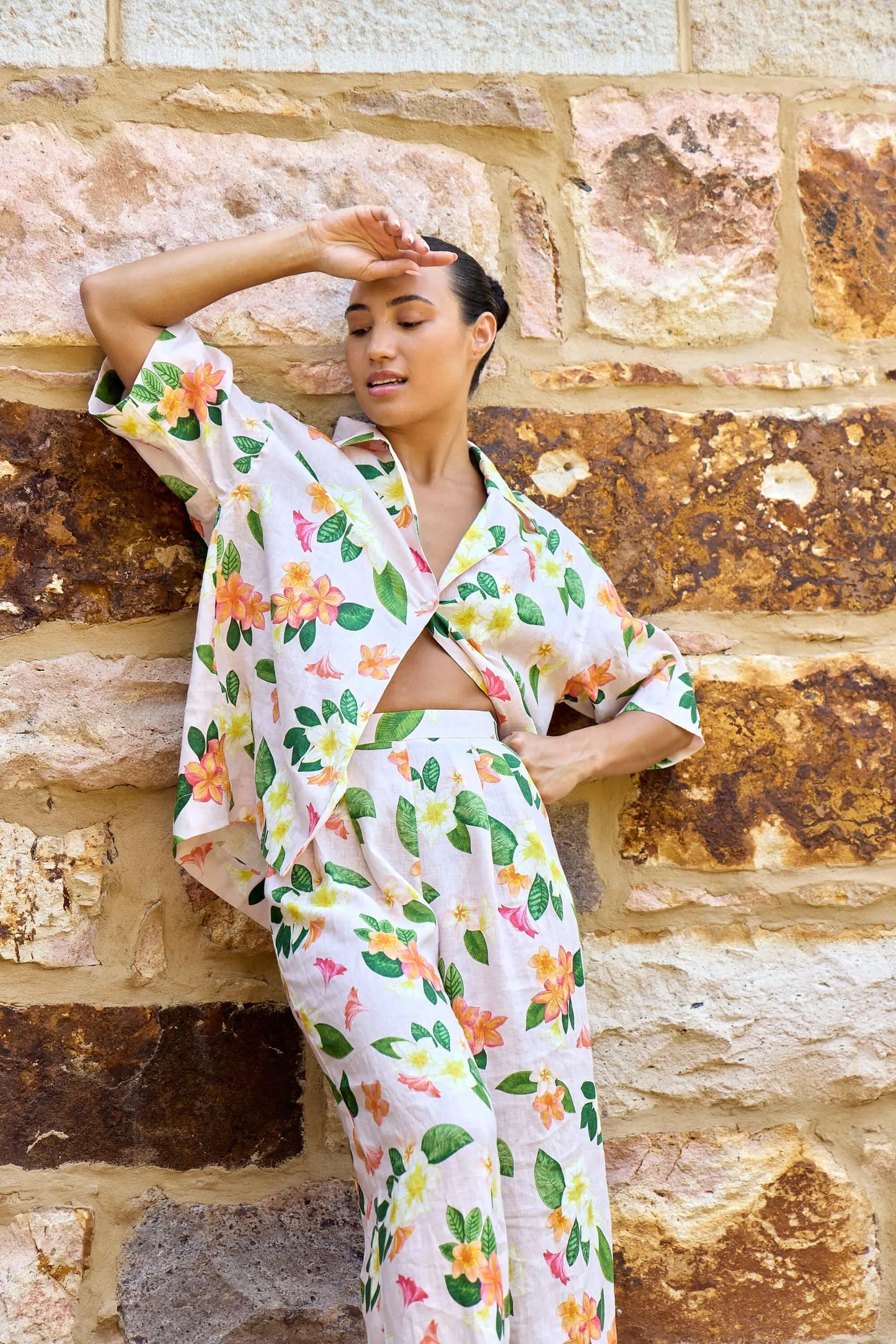 Frangipani Palazzo Pants by ISABELLA LONGGINOU - image 4