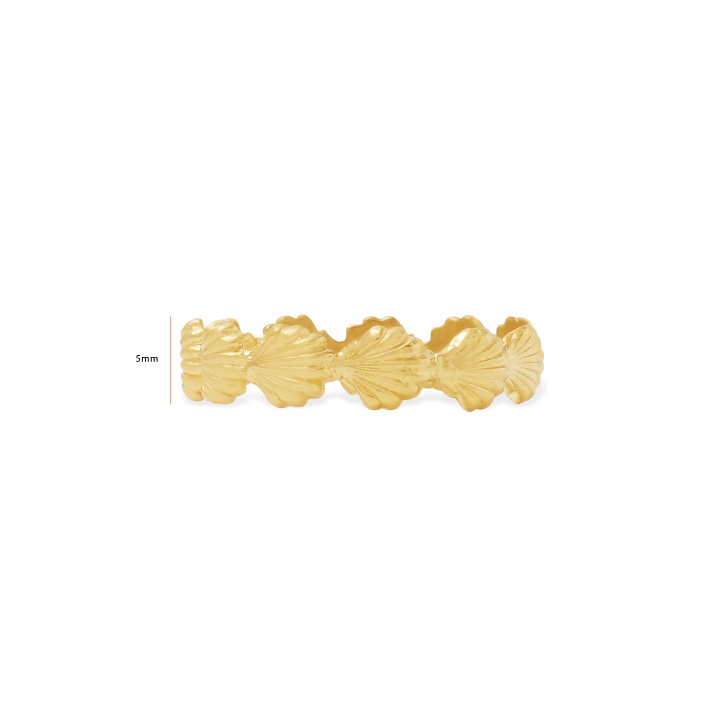 Sunaka Shell Pearl band ring