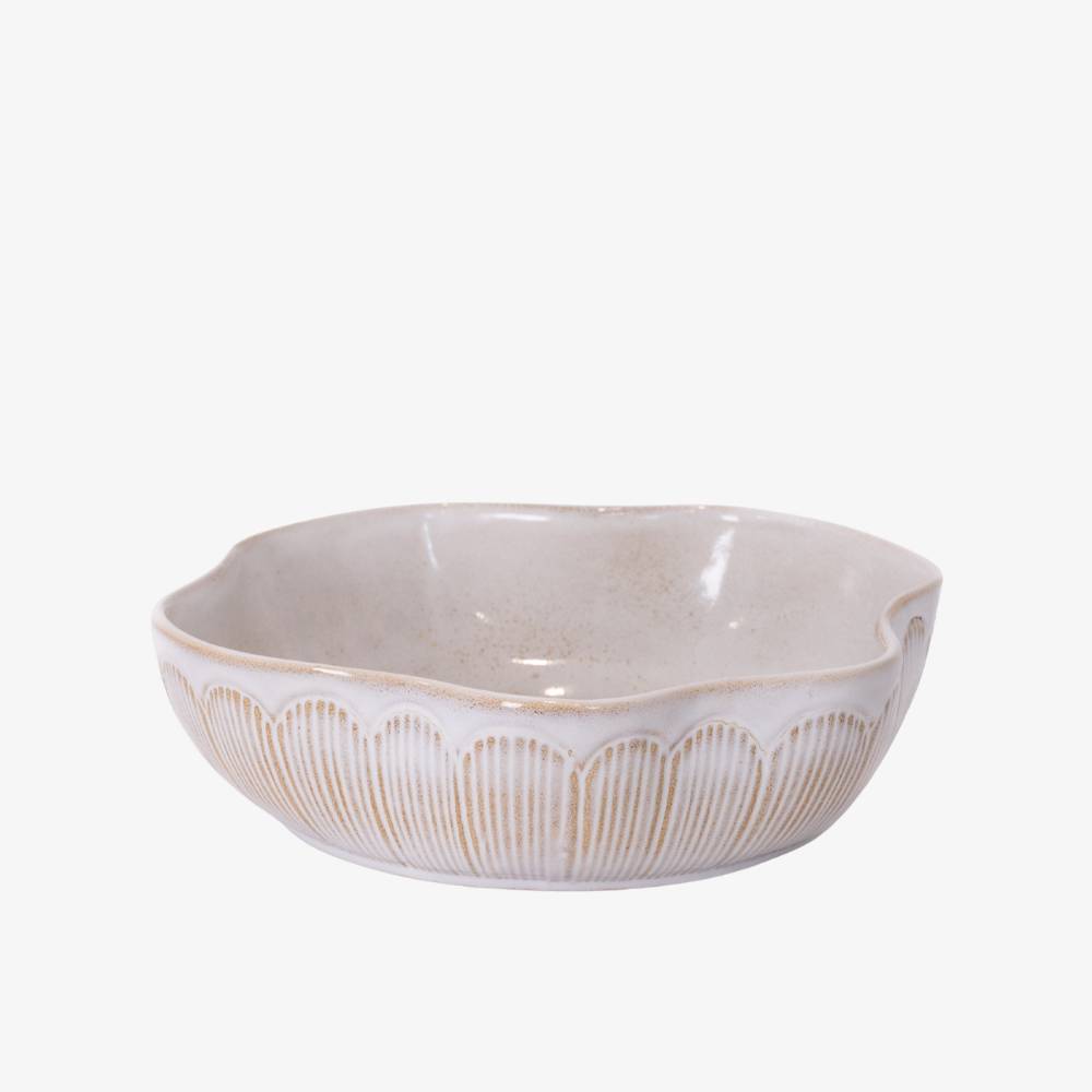 The Highlines Botanica Dinner Bowl Set of 4 - Oat