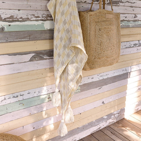 Felice Linen & Cotton Throw by Eadie Lifestyle - image 2