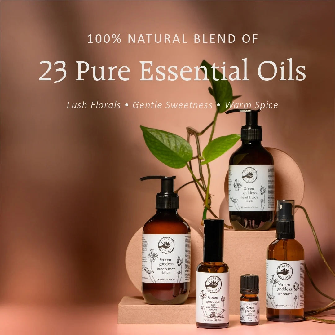 Green Goddess Hand & Body Wash essential oils by Perfect Potion