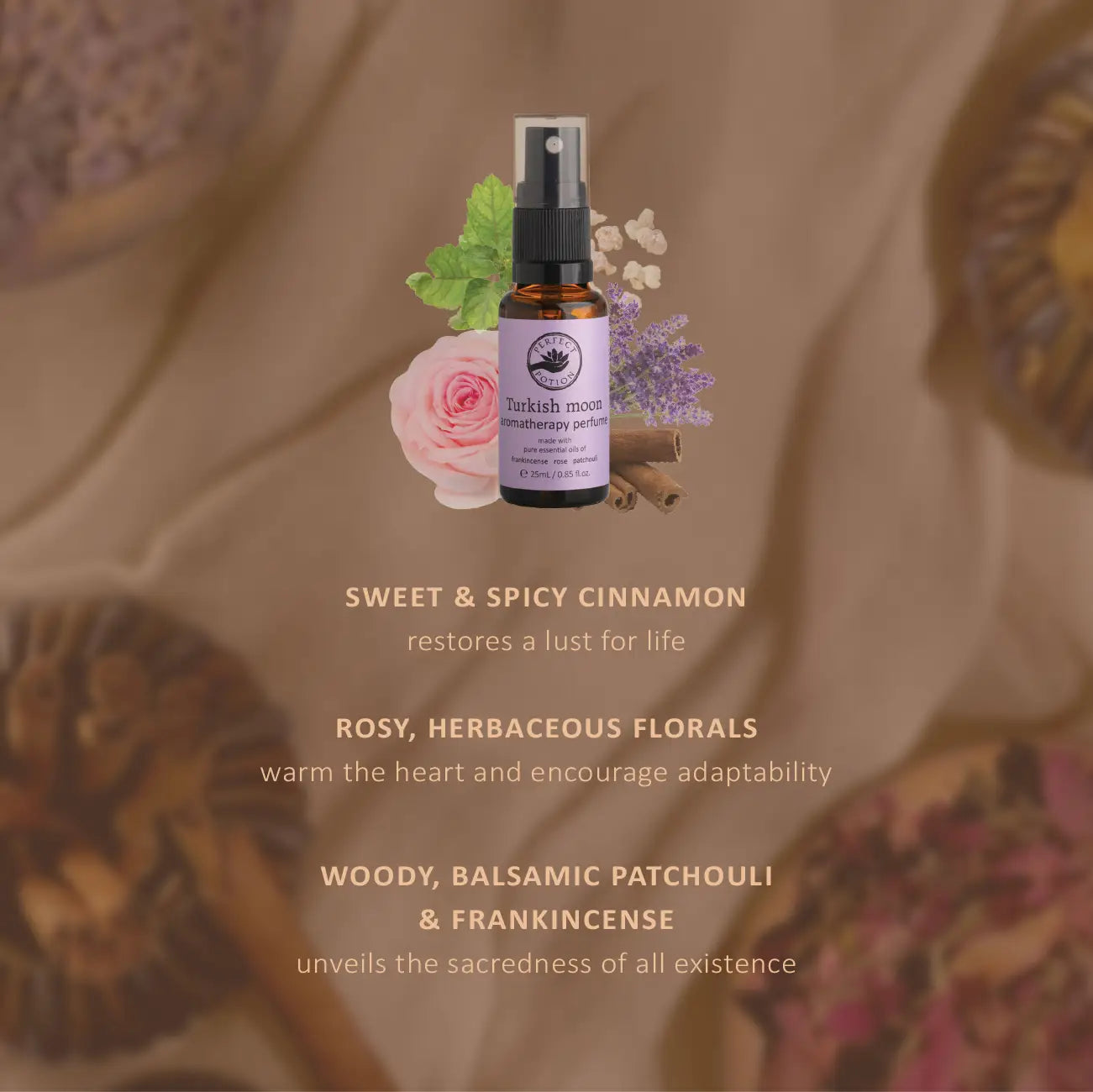 Turkish Moon Natural Perfume aroma profile by Perfect Potion