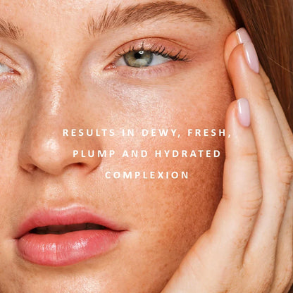 Rose Dew Jelly Mask dewy results by Perfect Potion