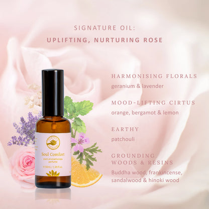 Soul Comfort Natural Perfume aroma profile by Perfect Potion
