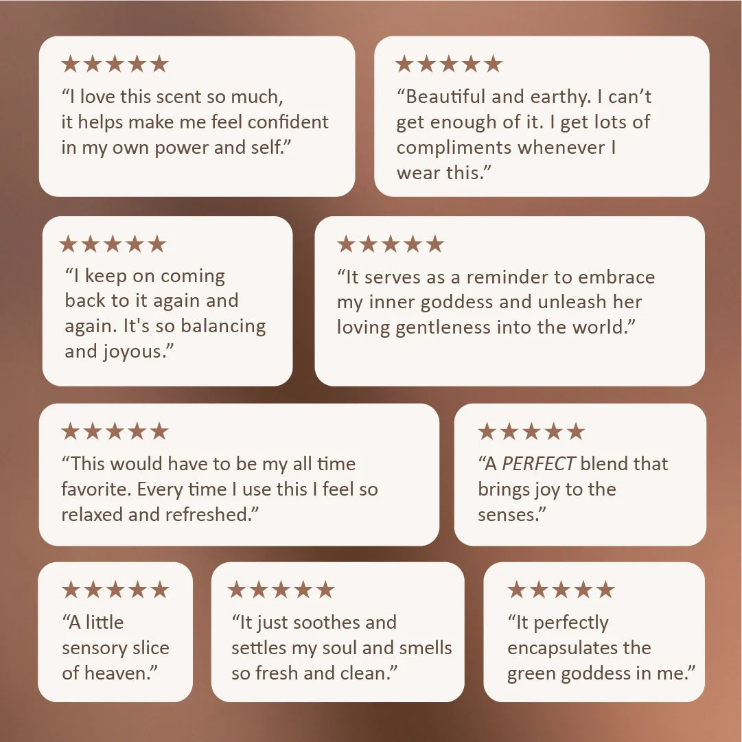 Green Goddess Natural Perfume reviews by Perfect Potion