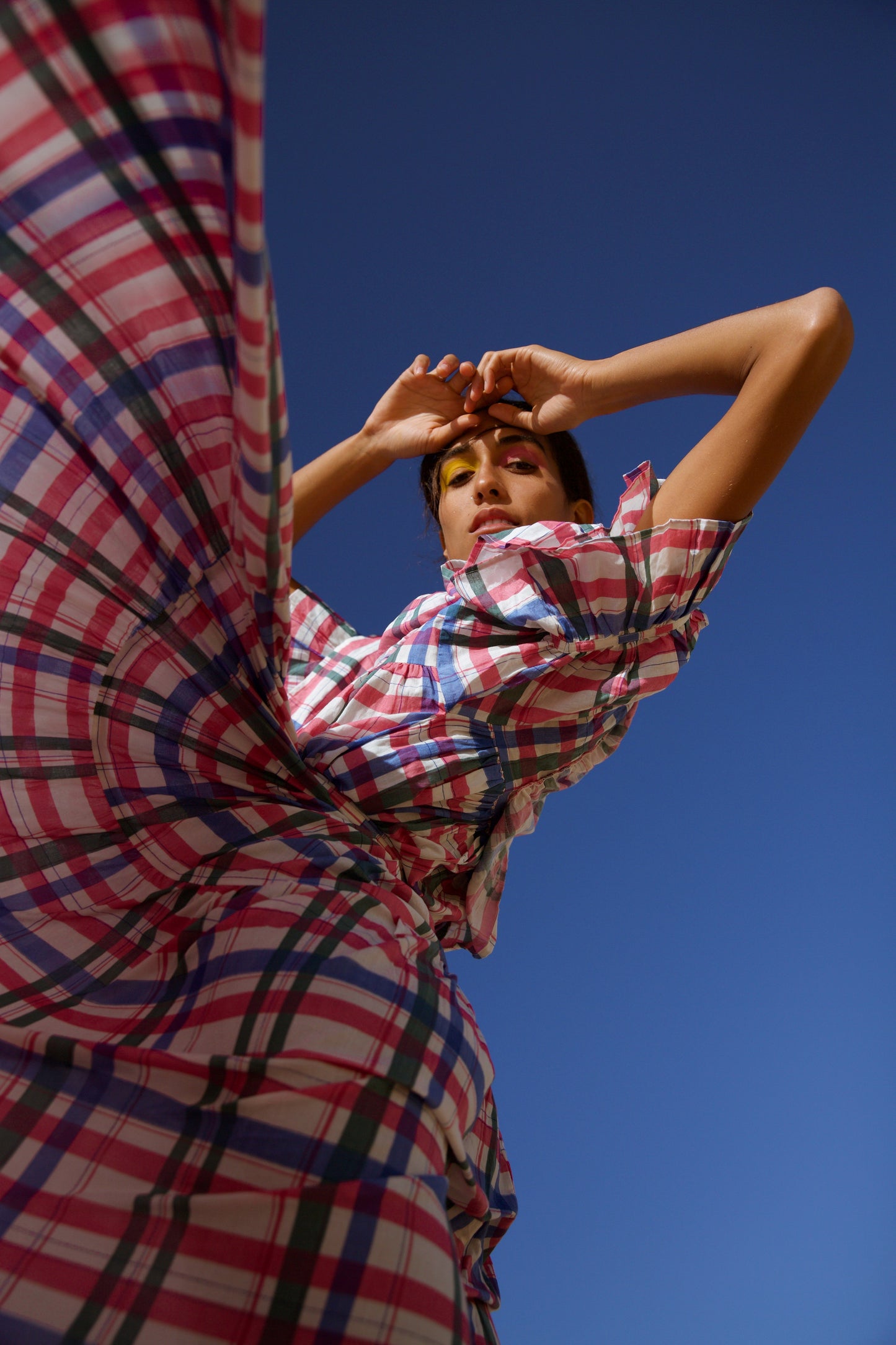 Maribel Icon Series plaid dress