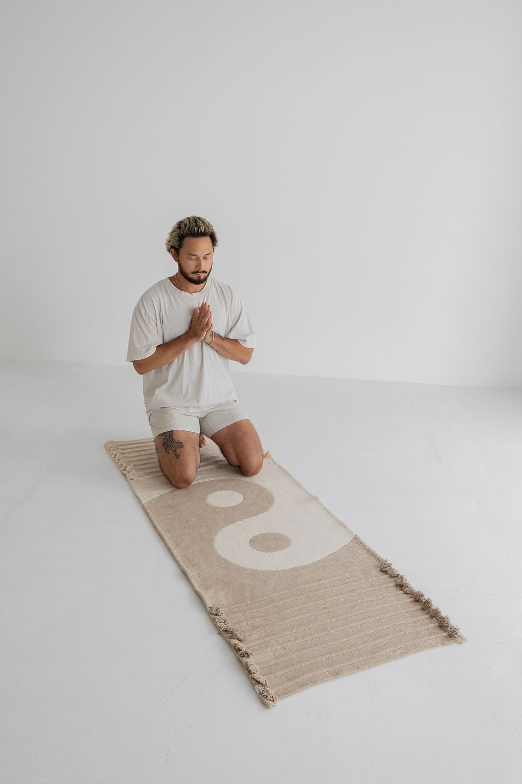 Yin-Yang Clay mat rolled
