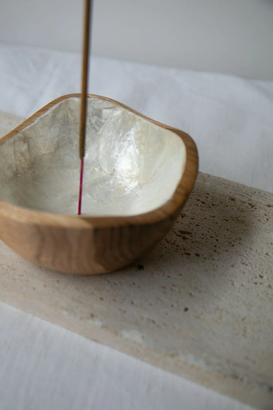 Organic Teak Incense Bowl by Holy Smoke - image 2