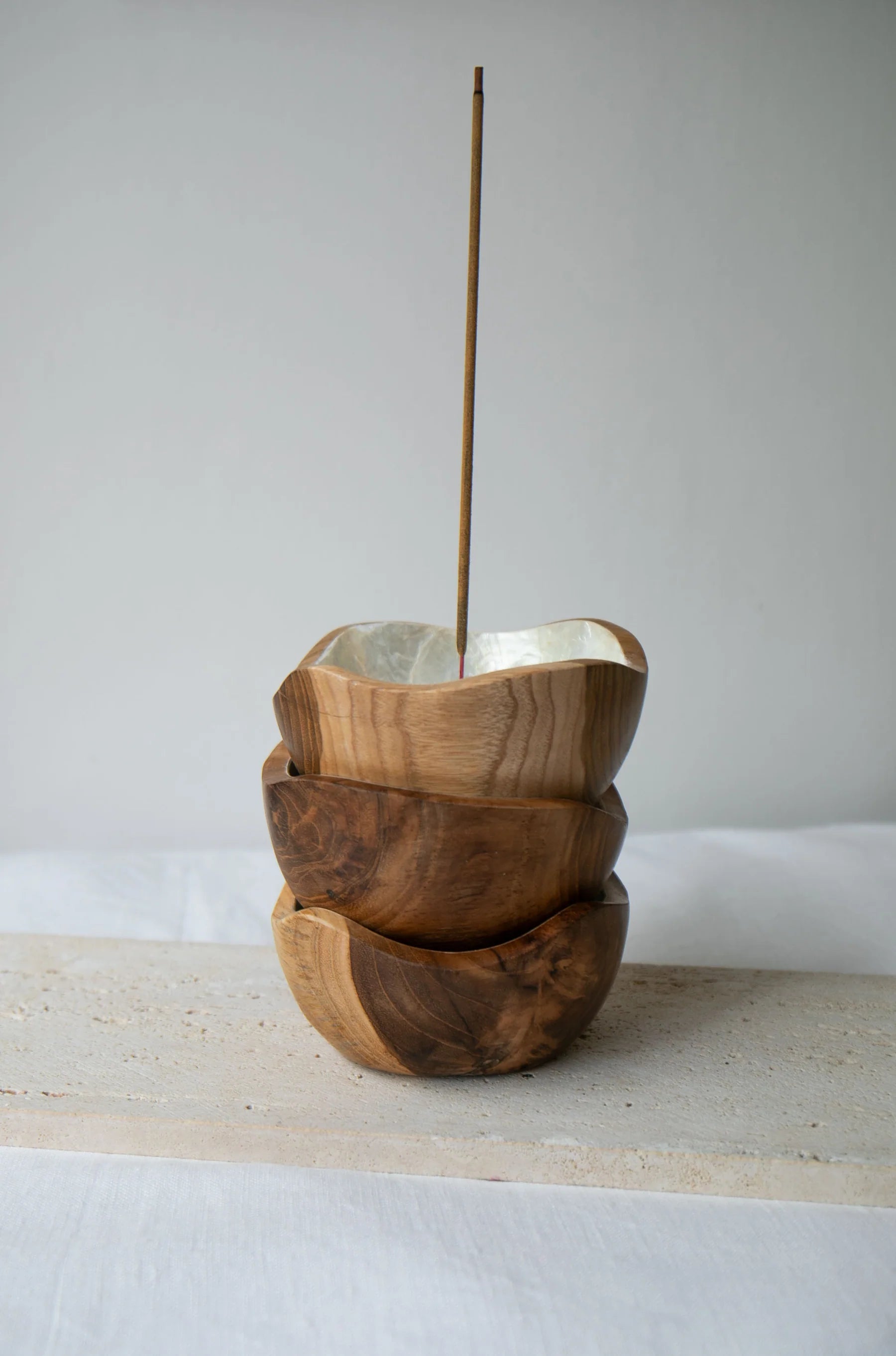 Organic Teak Incense Bowl by Holy Smoke - image 3