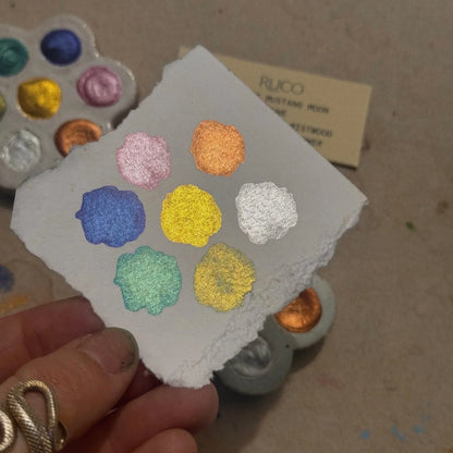 Flower Power Shimmer Palette by Ruco Paints