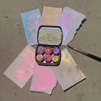 Aurora Shimmer Palette by Ruco Paints
