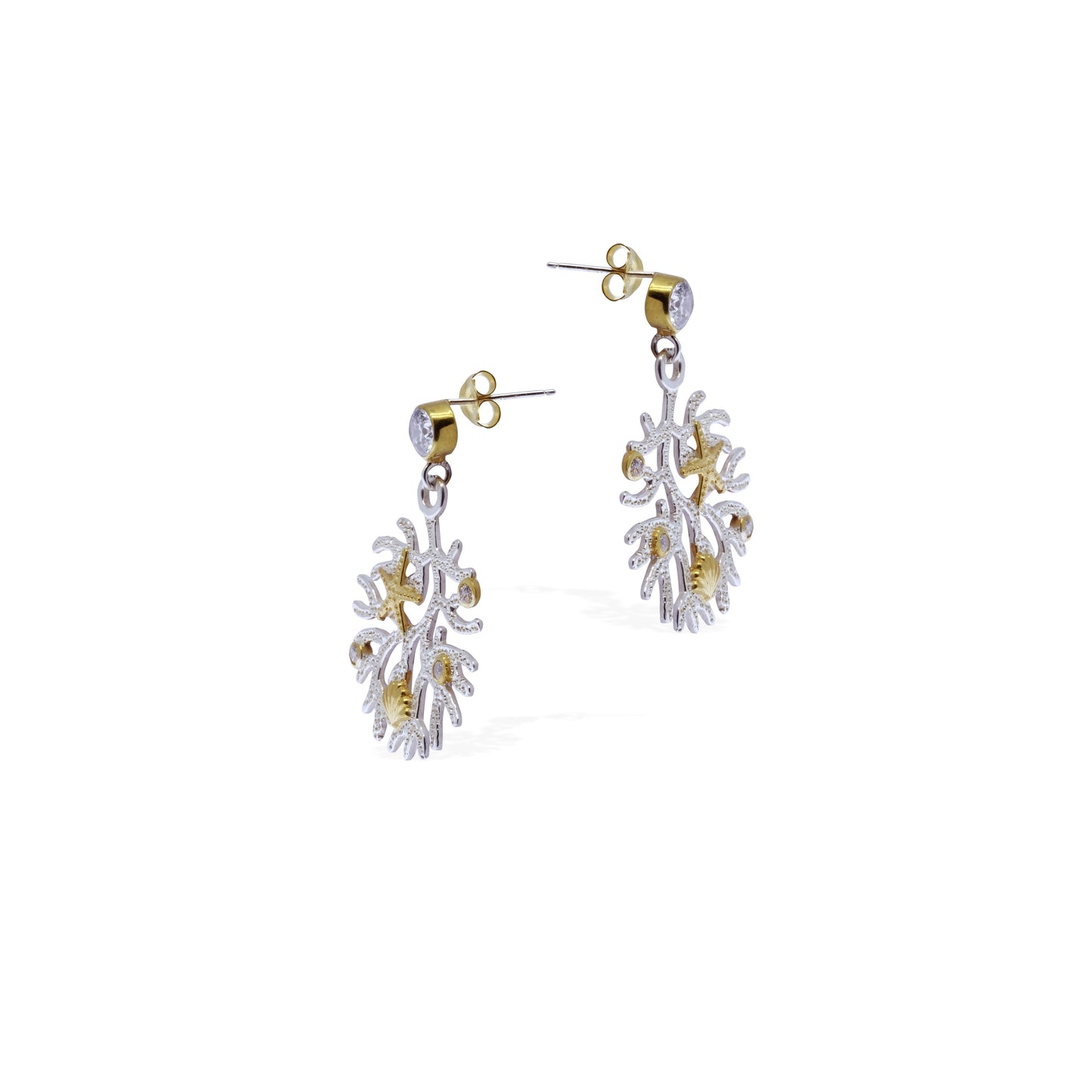 Sunaka Coral Reef earrings pair