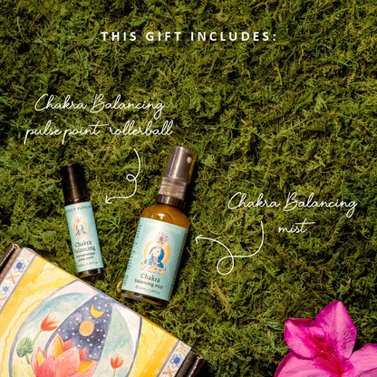 Little Box of Chakra Balancing gift pack contents by Perfect Potion
