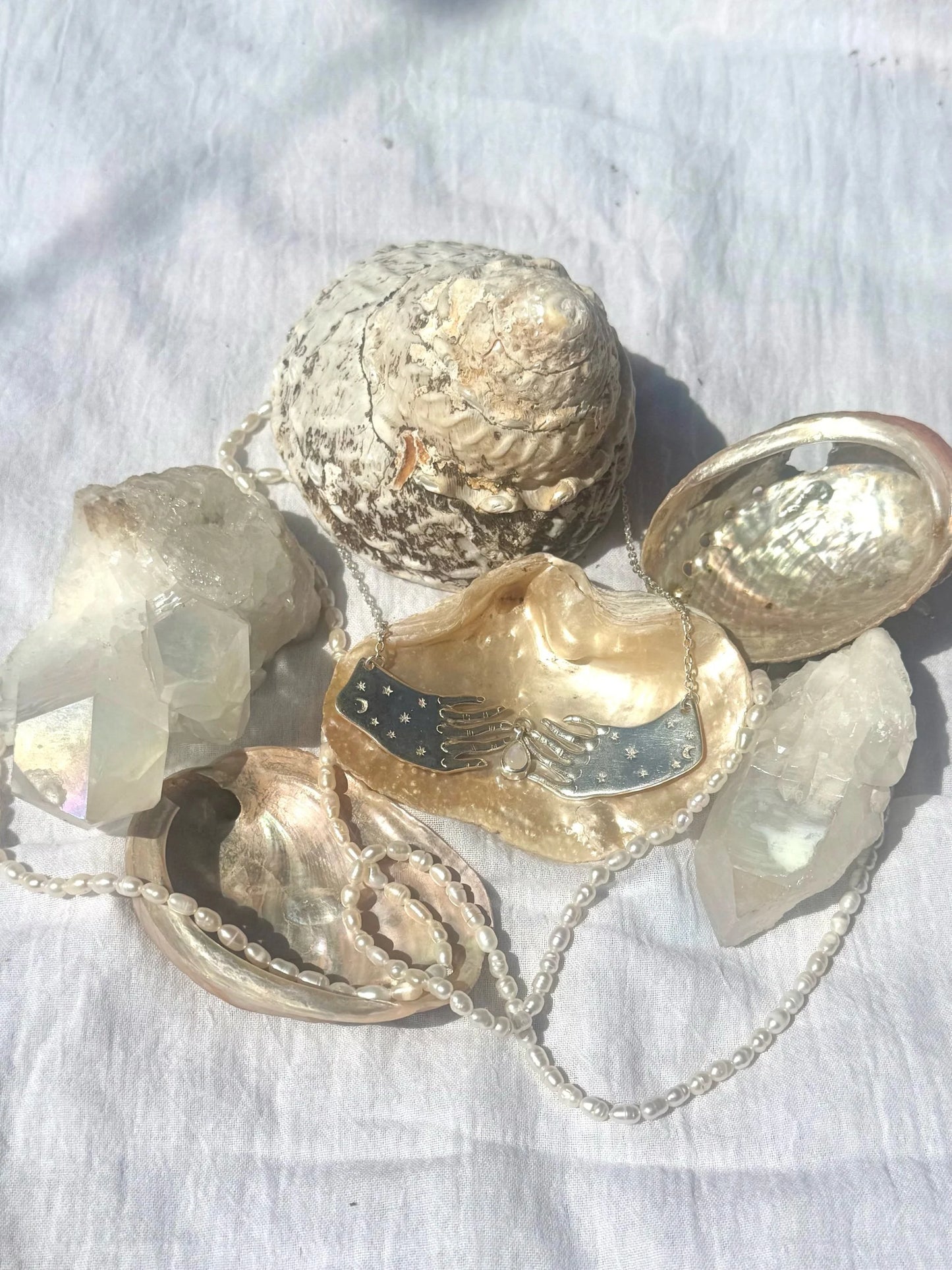 Cosmic Hands Necklace