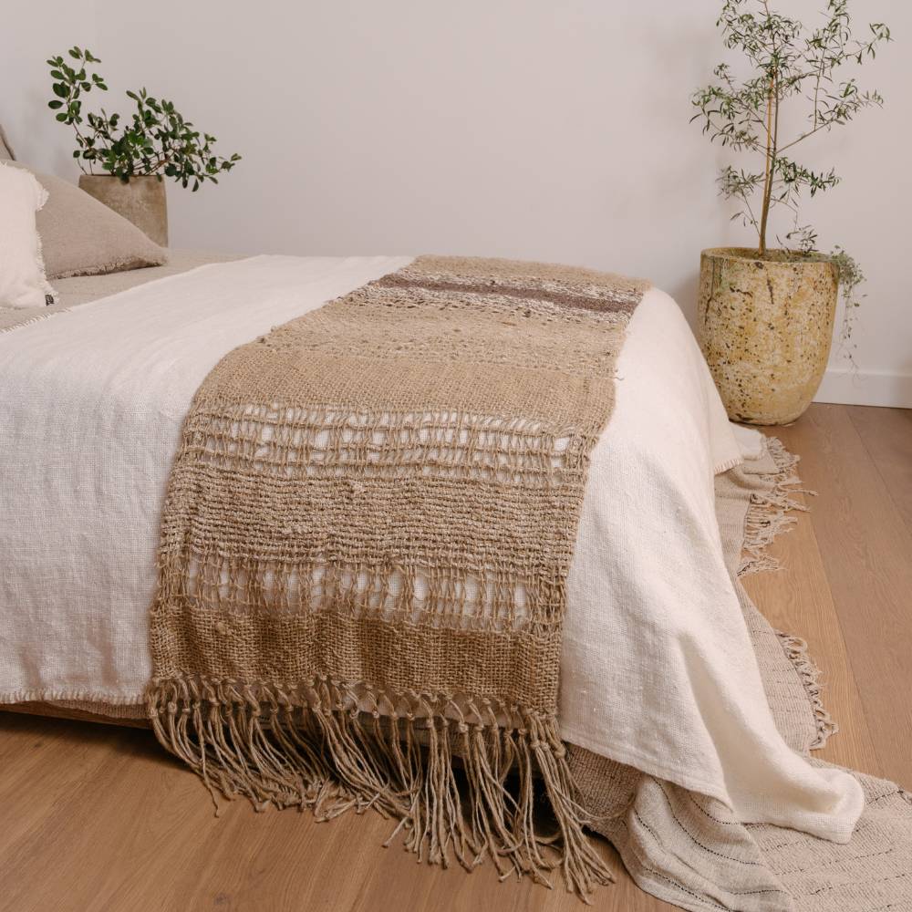 Eadie Cloister Runner, Natural - styled