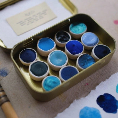 Baby Blues Watercolour Palette by Ruco Paints