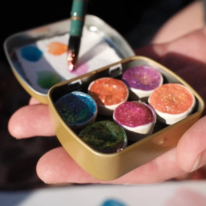 Aurora Shimmer Palette by Ruco Paints