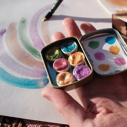 Aurora Shimmer Palette by Ruco Paints