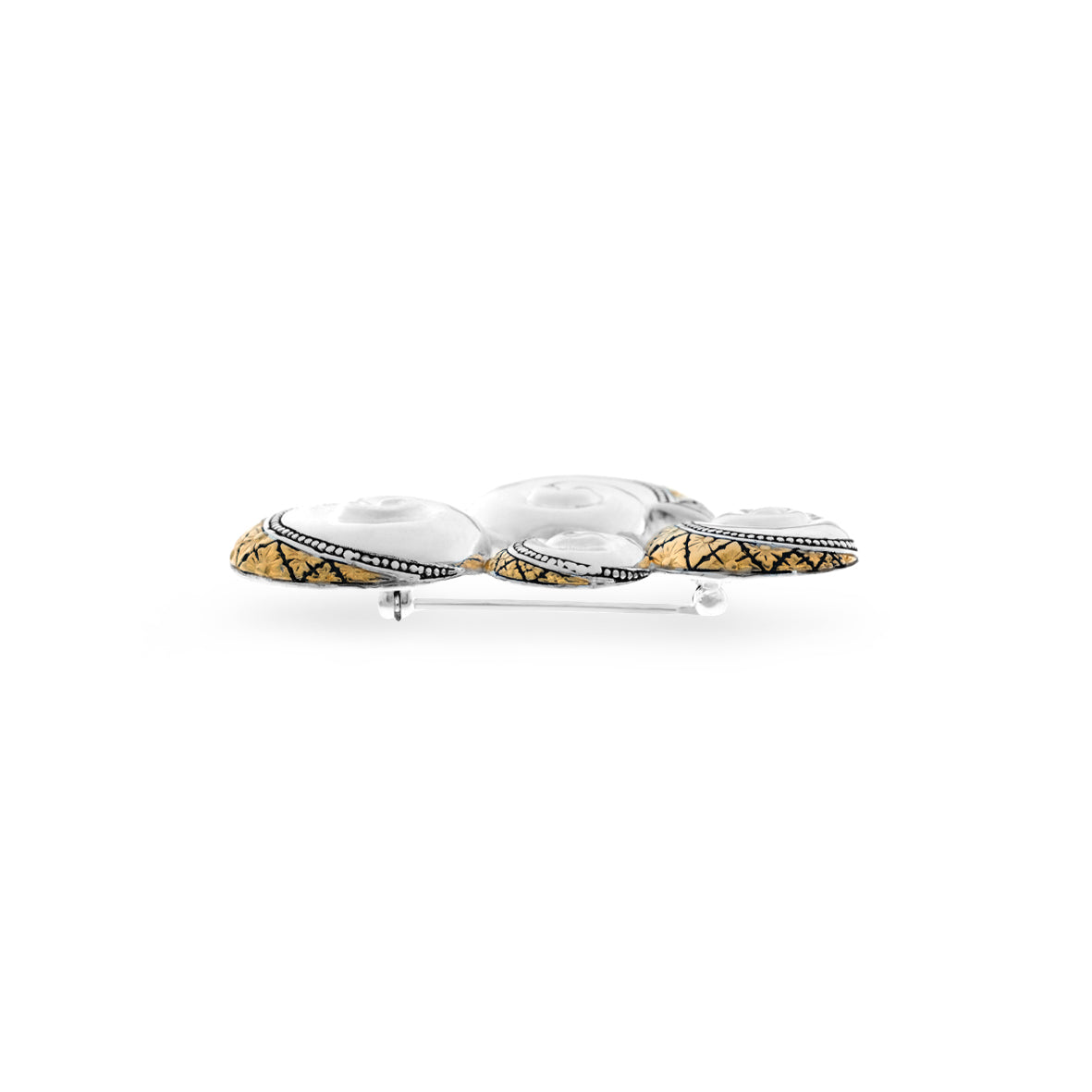 Sunaka Keong Emas brooch