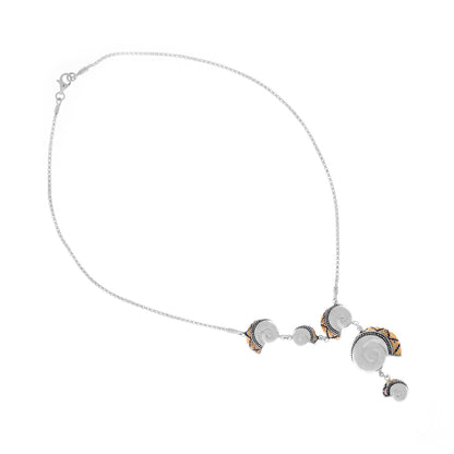 Sunaka Keong Emas necklace in gold plated sterling silver