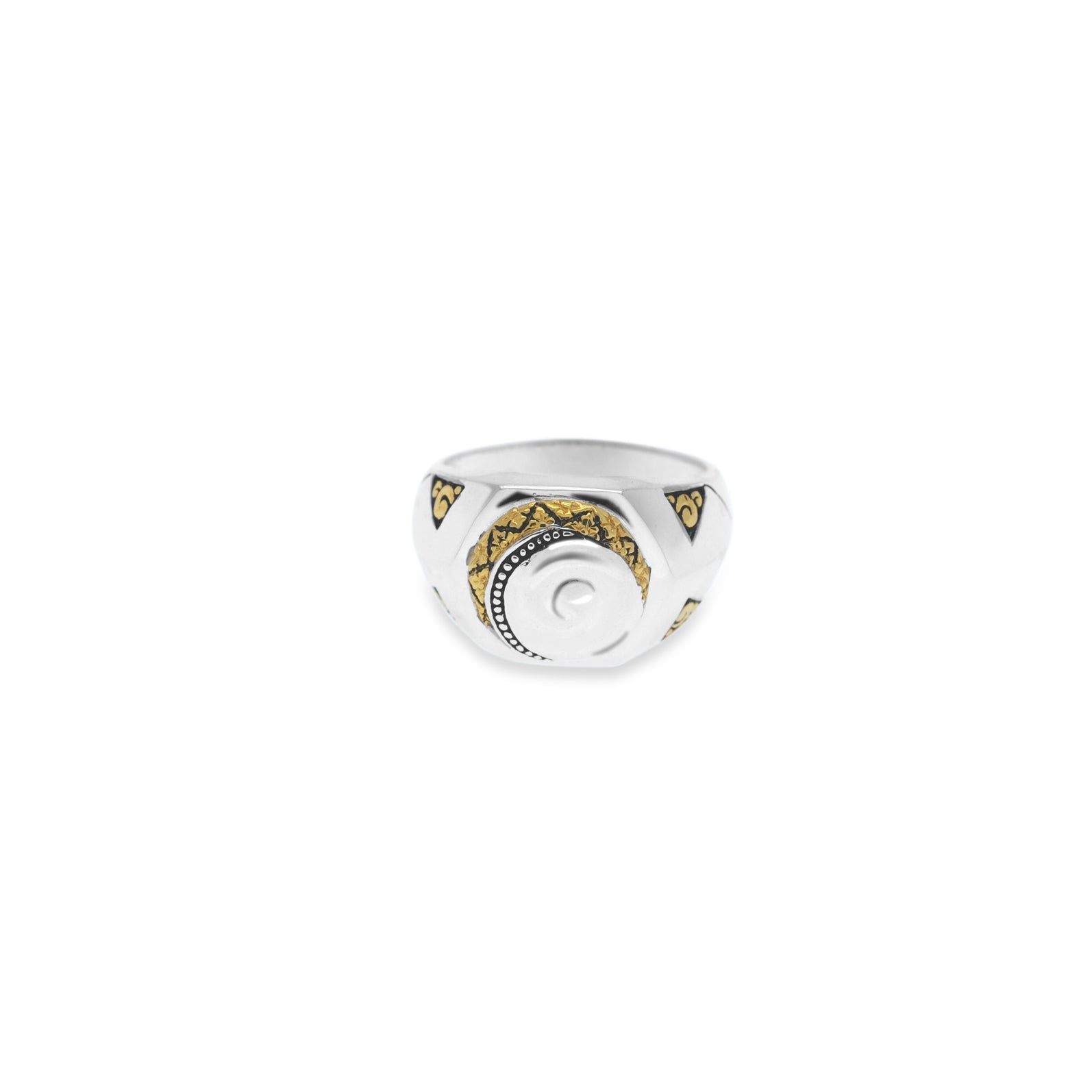 Sunaka Keong Emas signet ring