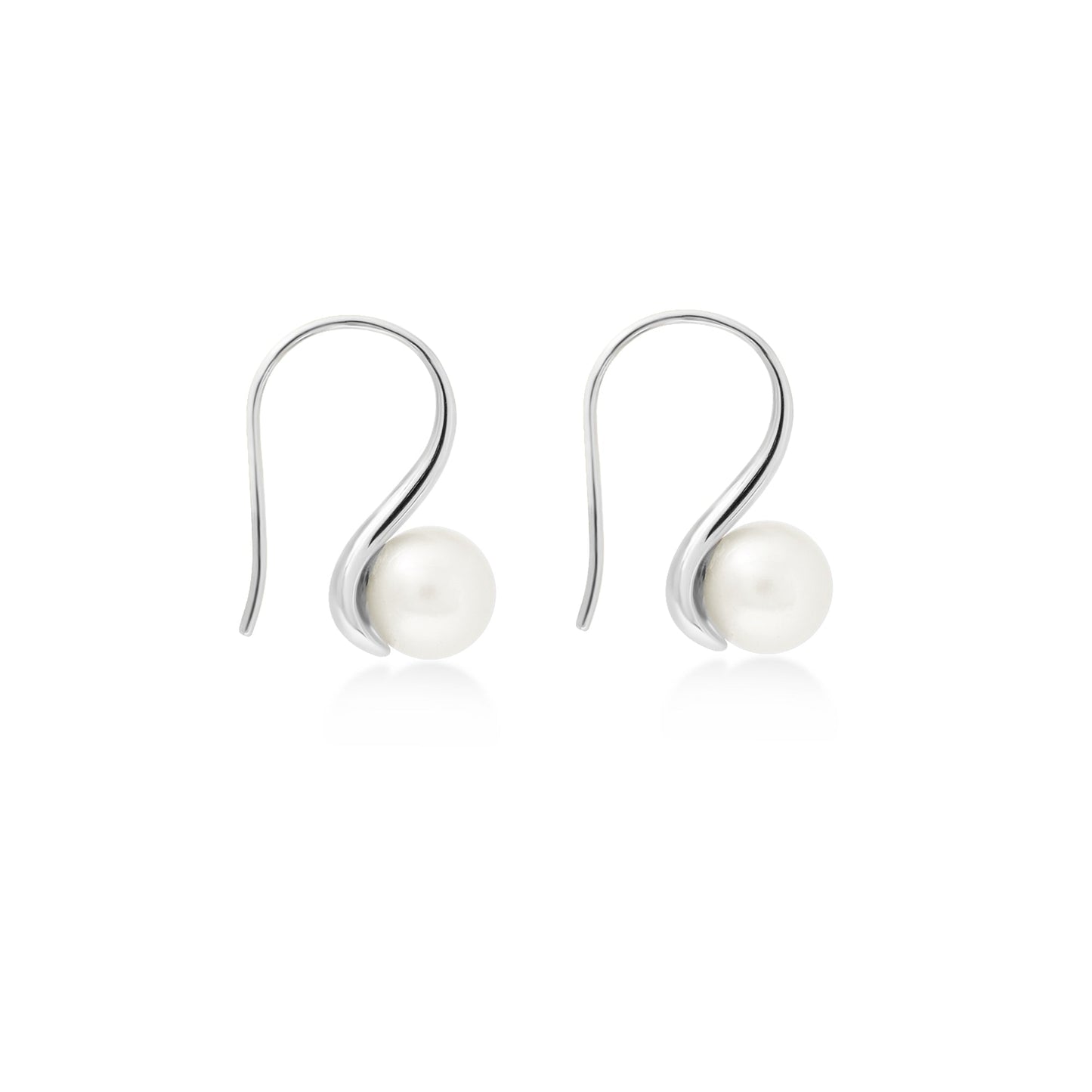 Sunaka Lumine Pearl hook earrings side