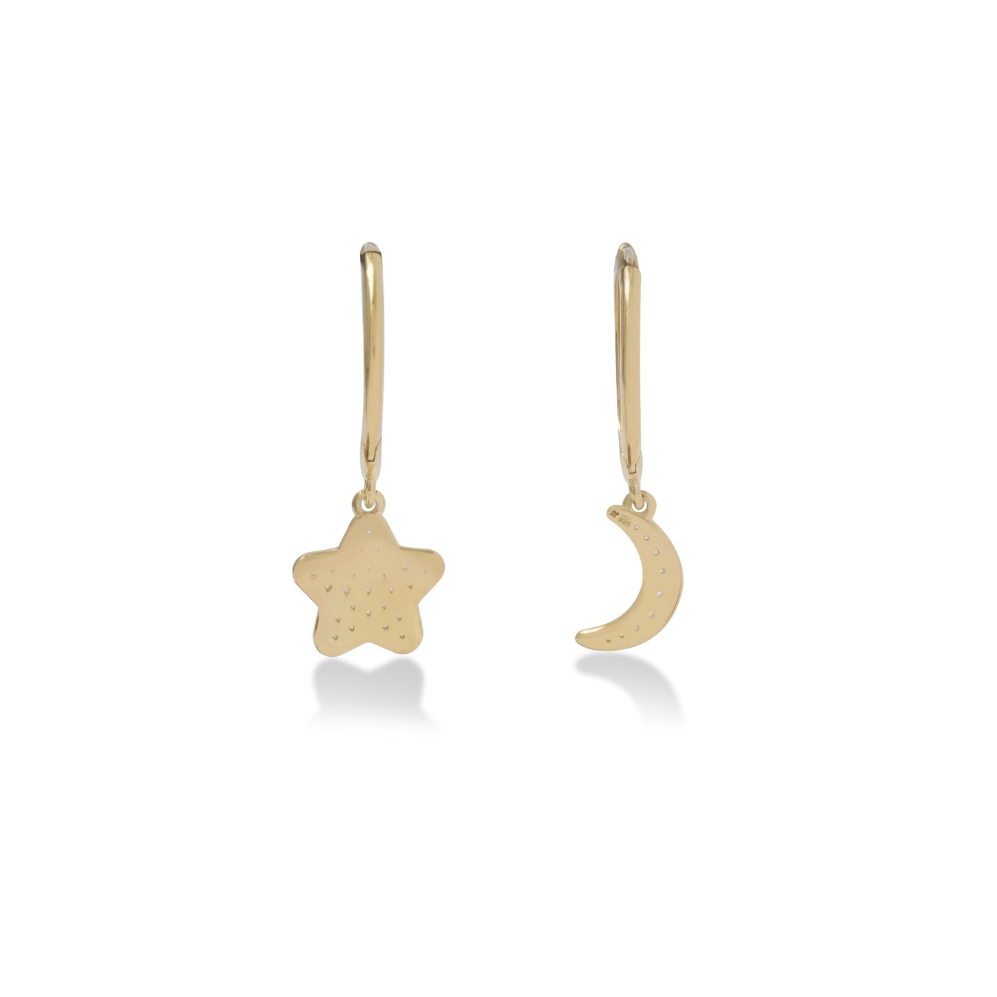 Sunaka Selene hoop earrings back
