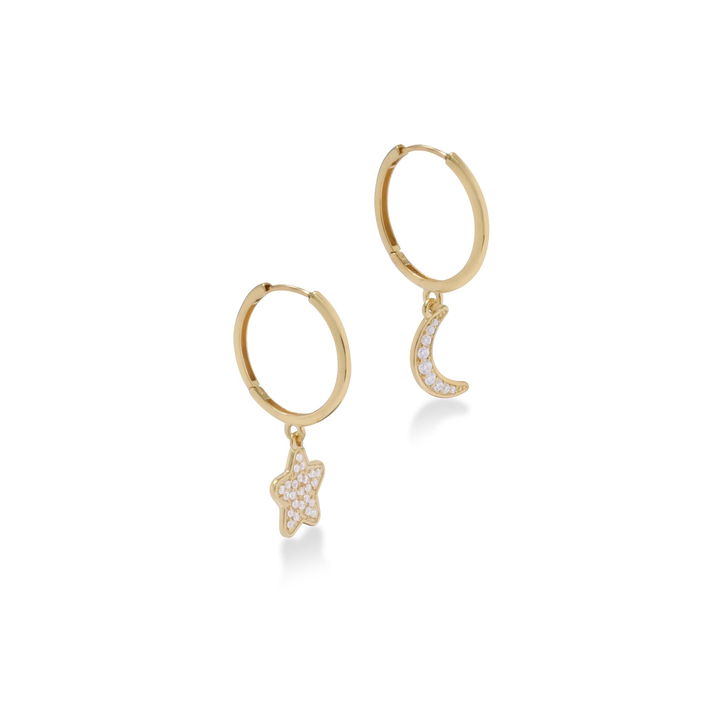Sunaka Selene hoop earrings side