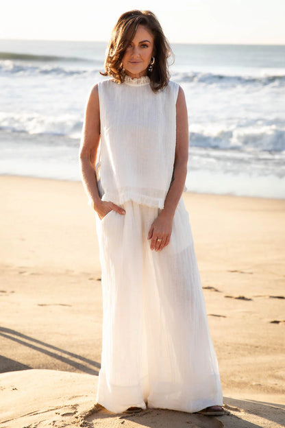 Ava Linen Top by Eadie Lifestyle - image 5