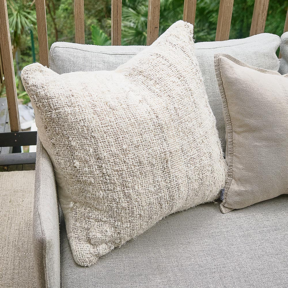 Wabi Cushion - 100% Recycled Linen by Eadie Lifestyle