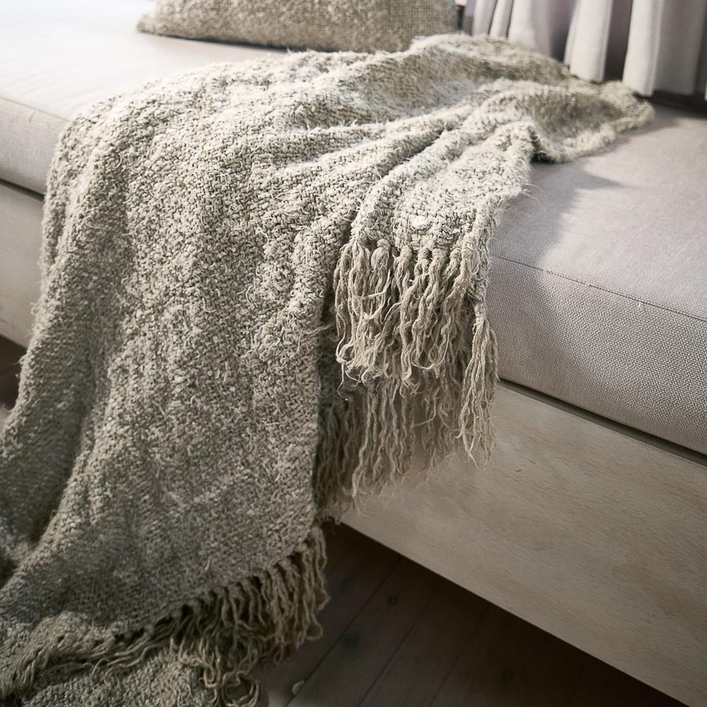 Wabi Throw - 100% Recycled Linen by Eadie Lifestyle - image 4
