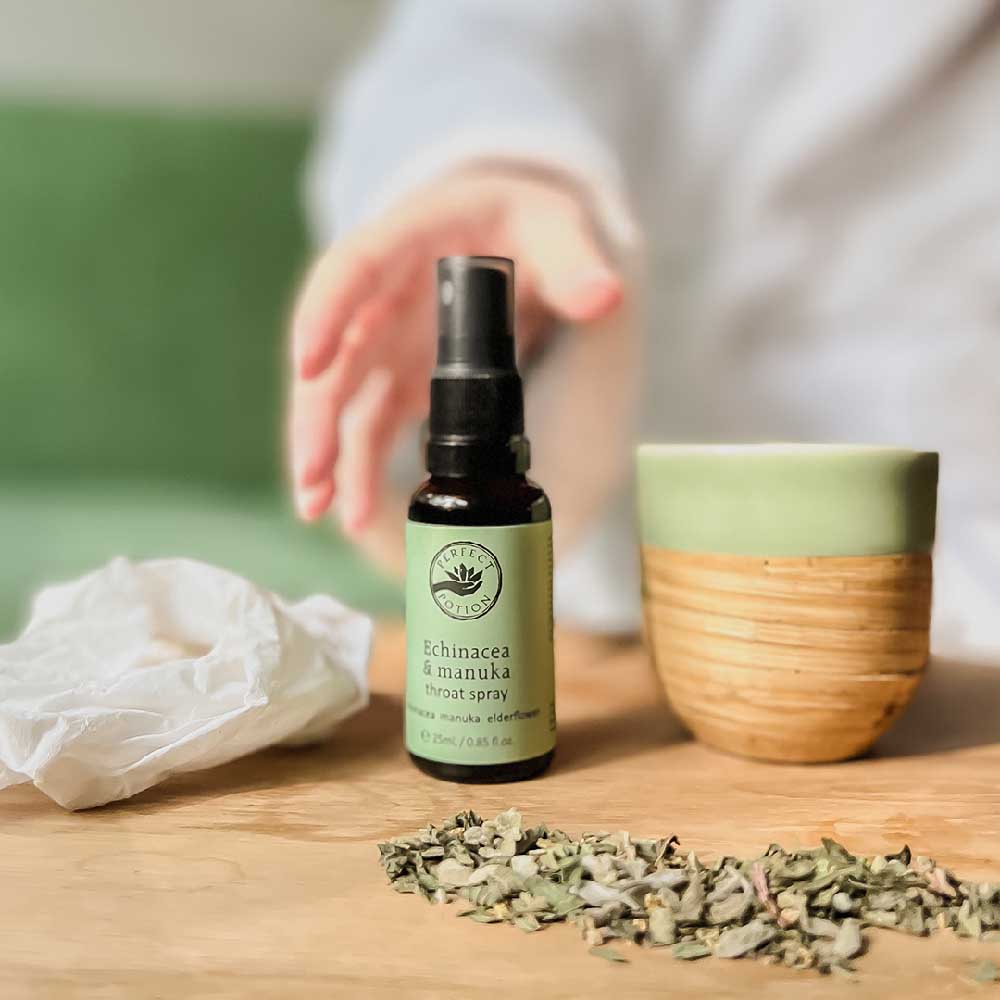 Echinacea & Manuka Honey Throat Spray by Perfect Potion