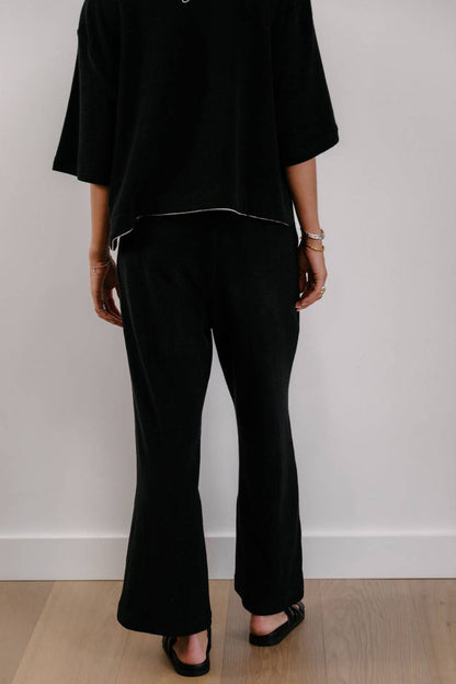 Empire Axis Pant - Black with White Piping