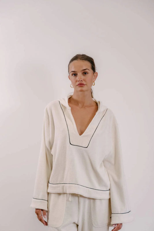 Empire Belled Hoodie by Eadie Lifestyle