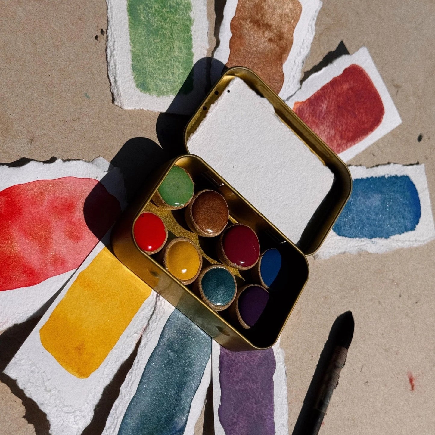 Mindful Play Palette by Ruco Paints - detail