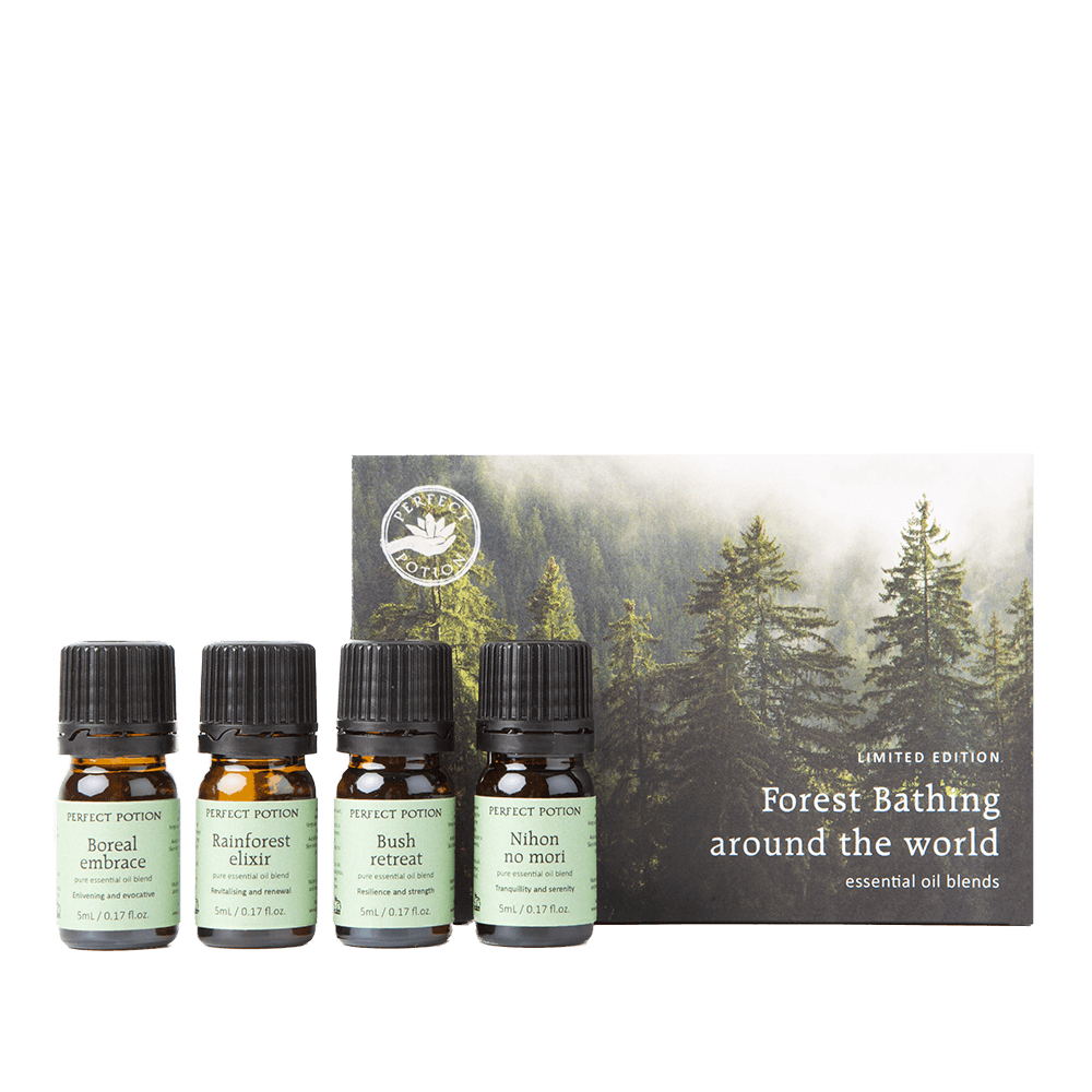 Forest Bathing Around the World Essential Oil Blends Kit by Perfect Potion
