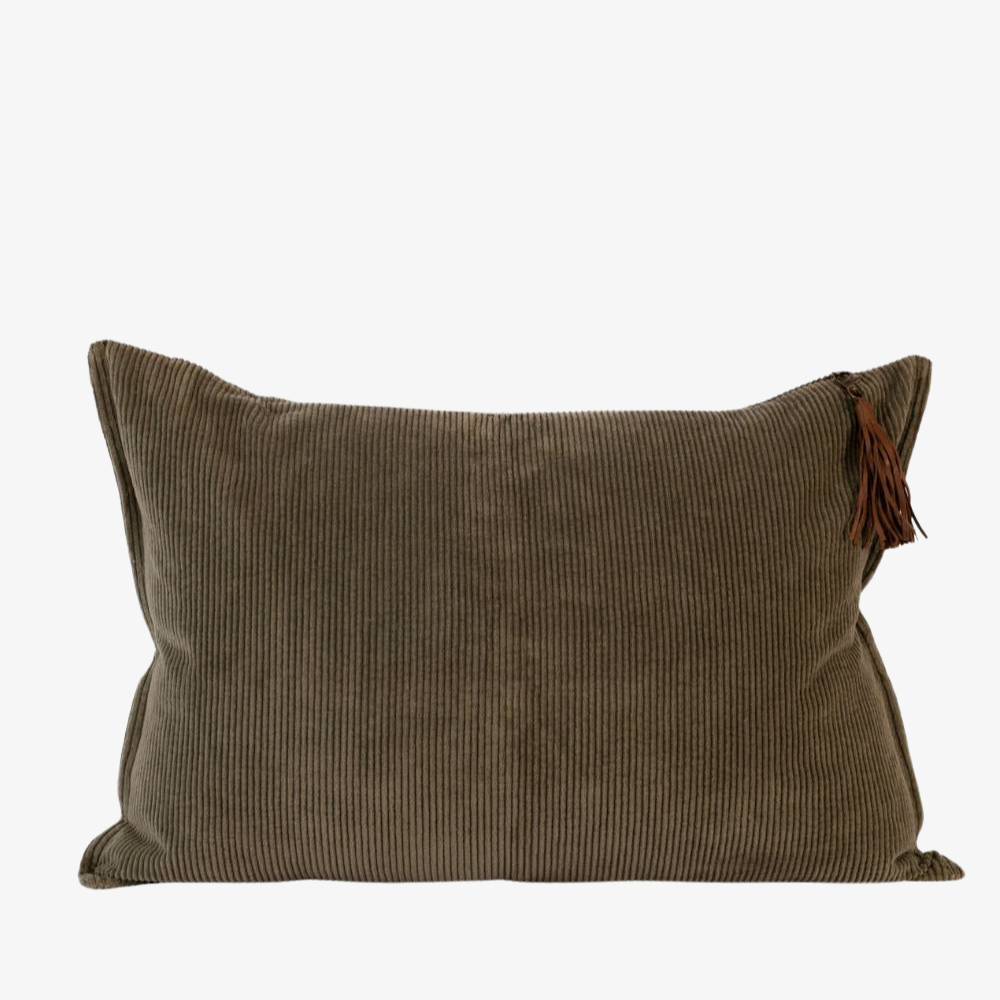 Hudson Corduroy Cushion Moss Green 40x60cm