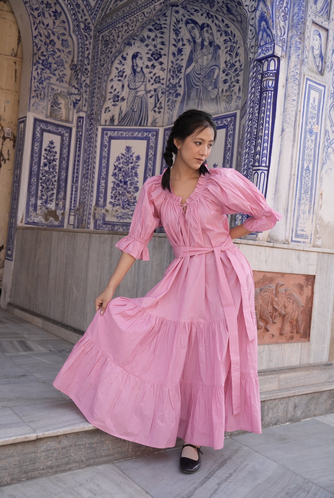 Britta Dress Candy Pink