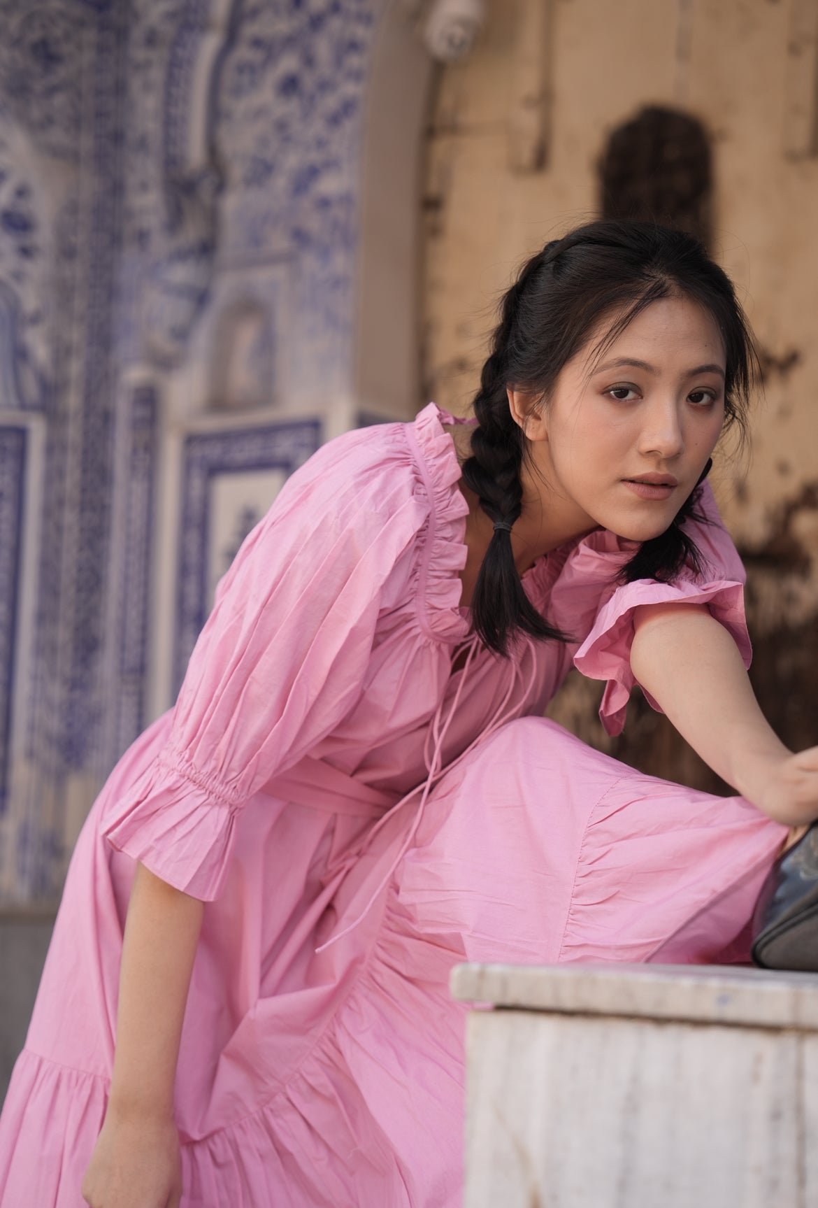 Britta Dress Candy Pink