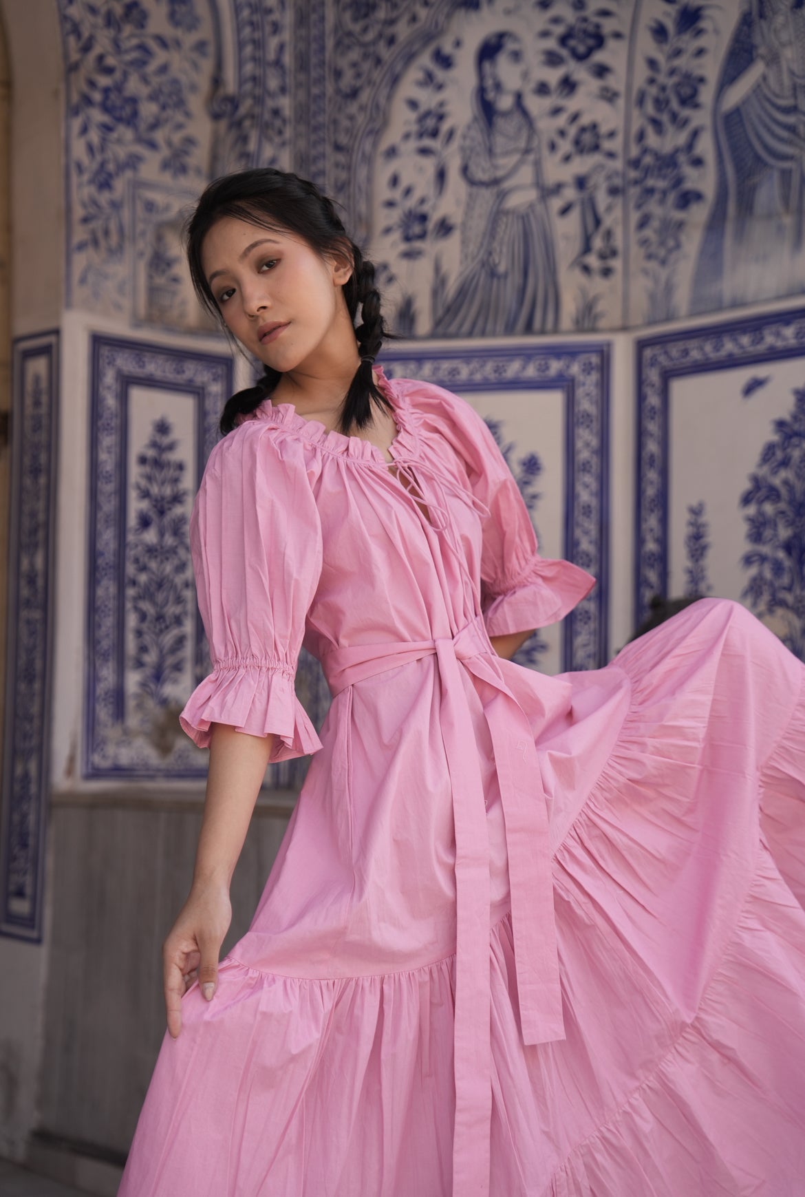 Britta Dress Candy Pink
