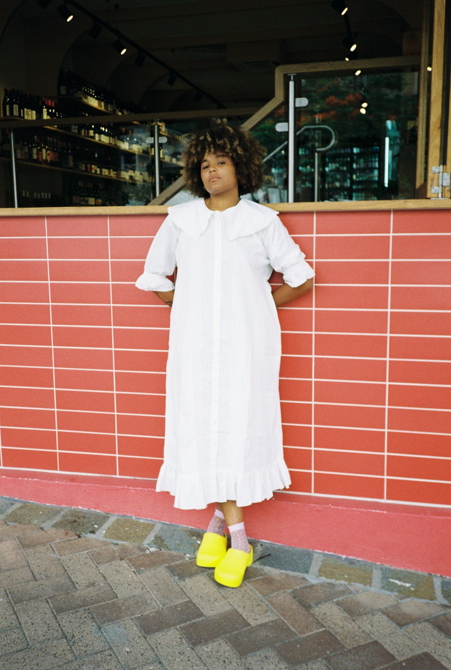 Stevie Dress White