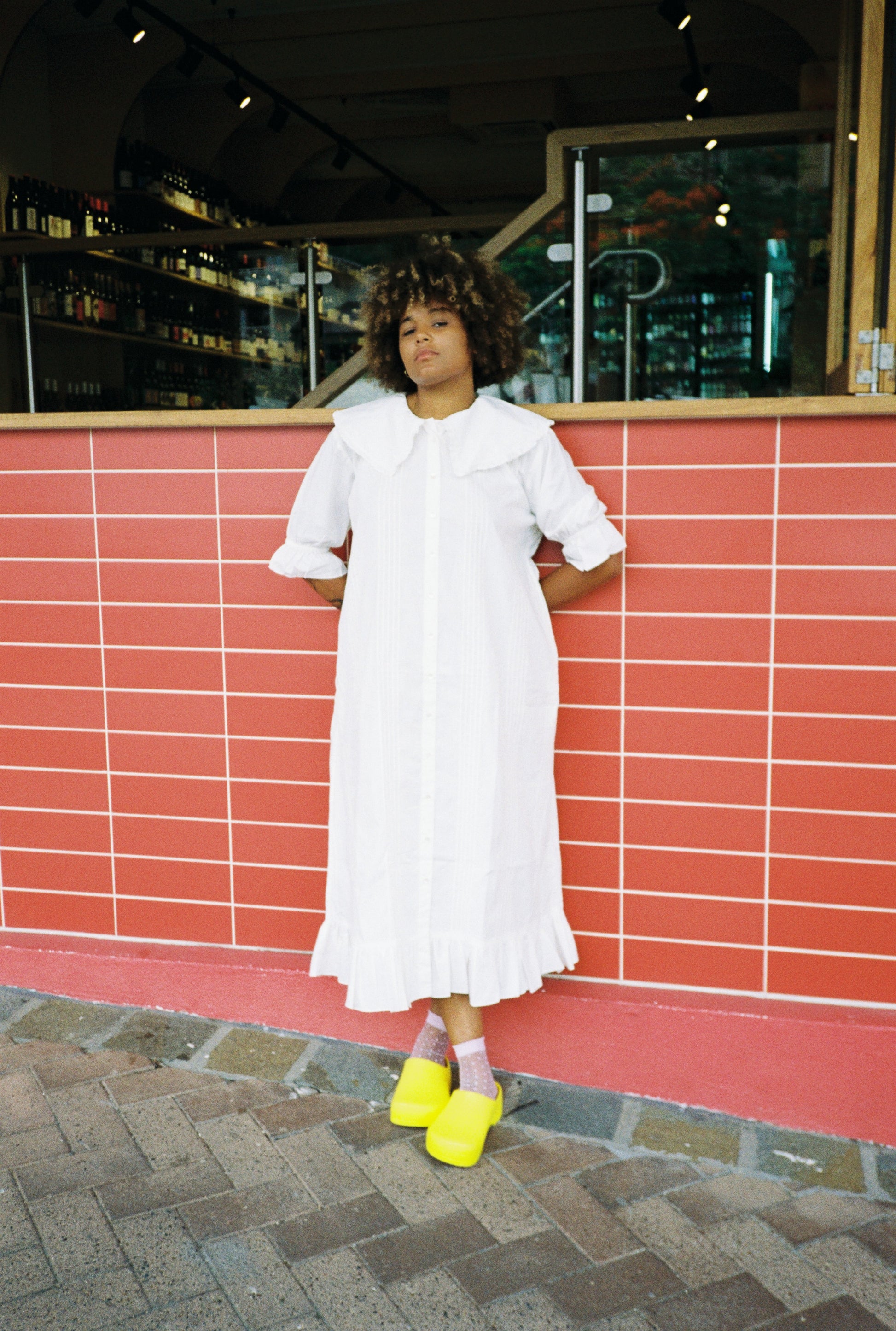 Stevie Dress White