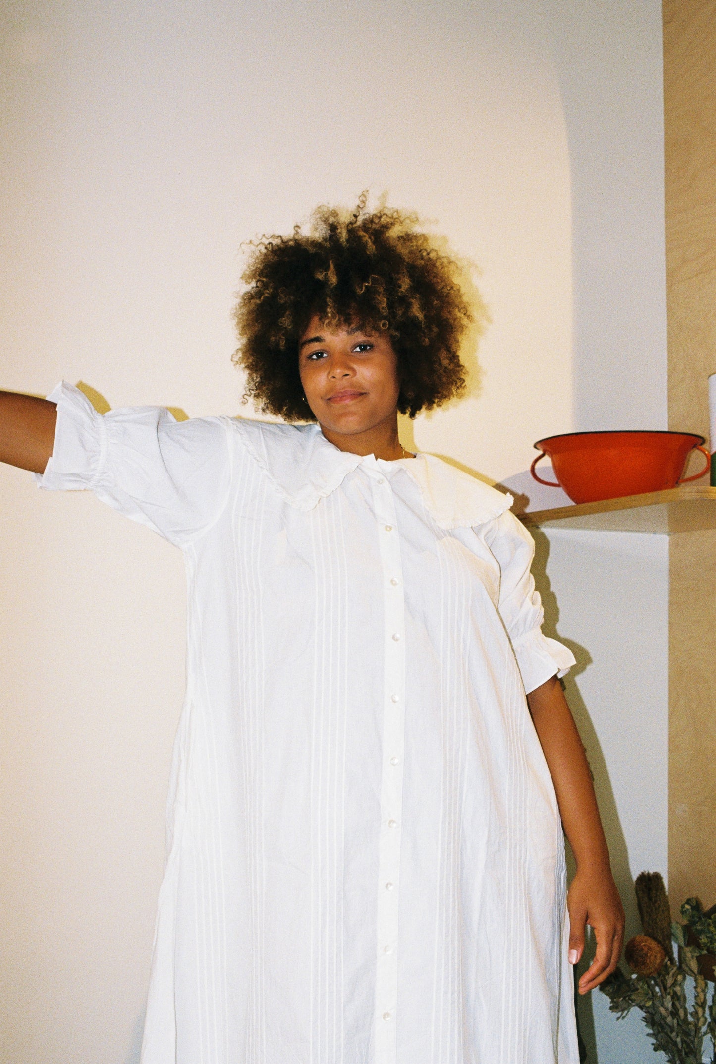 Stevie Dress White