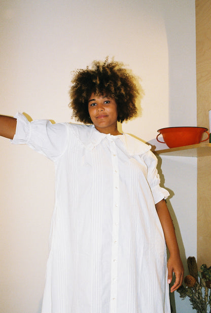 Stevie Dress White