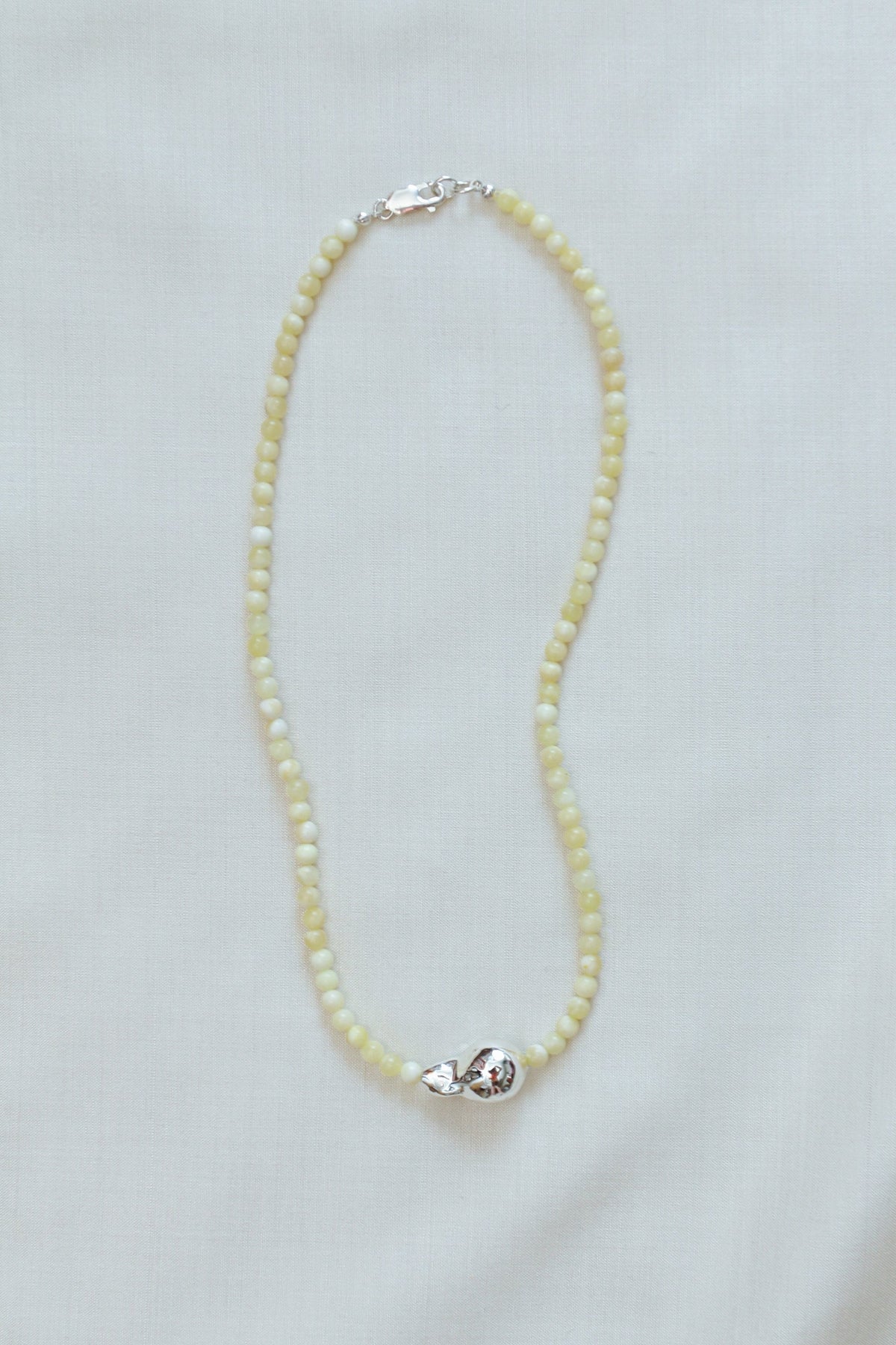 Pepita Necklace | Yellow Jade