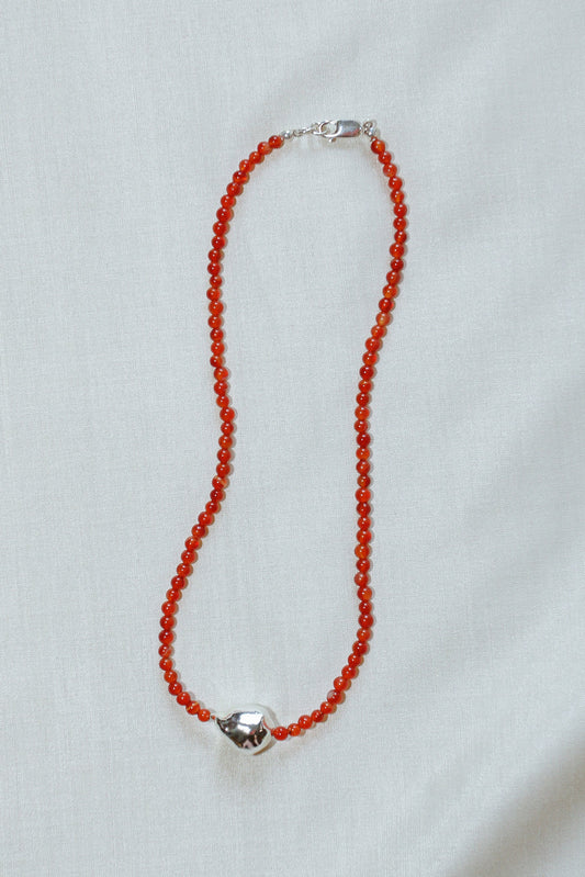 Pepita Necklace | Red Agate