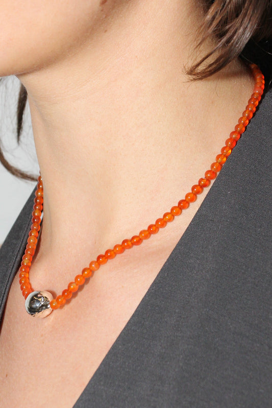 Pepita Necklace | Red Agate